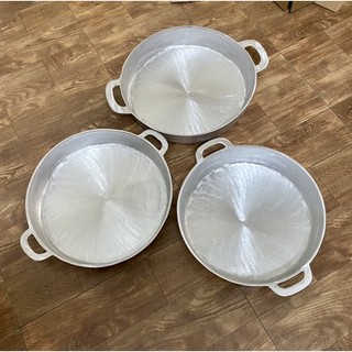 Chảo gang đúc đáy bằng 35,37,39cm