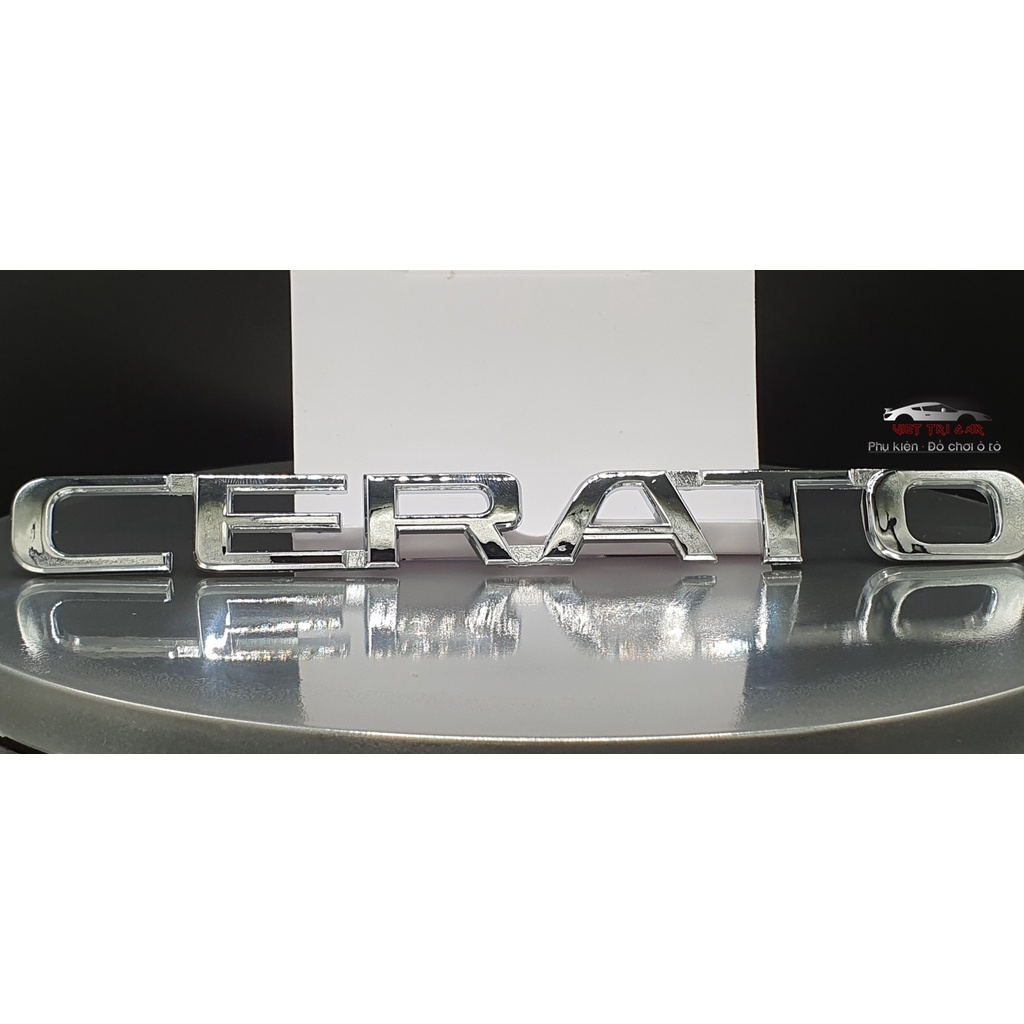 Tem Logo Chữ Nổi KIA CERATO - Cao Cấp