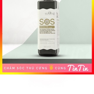 Sữa tắm sos cho chó mèo 530 ml - màu đen