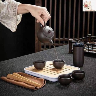 BỘ ẤM CHÉN SỨ PHA TRÀ DU LỊCH