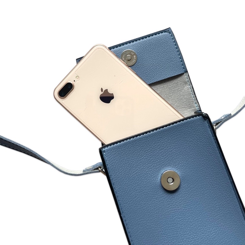 Túi Đeo Tréo Mini THEZODIE - Màu xanh