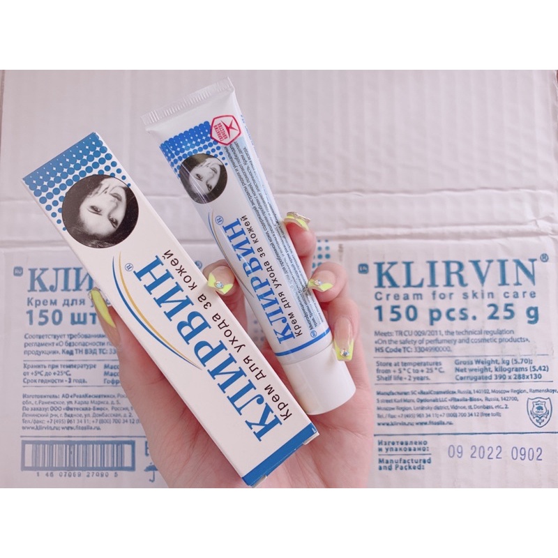 Kem hỗ trợ mờ sẹo, thâm đen KLIRVIN 25g