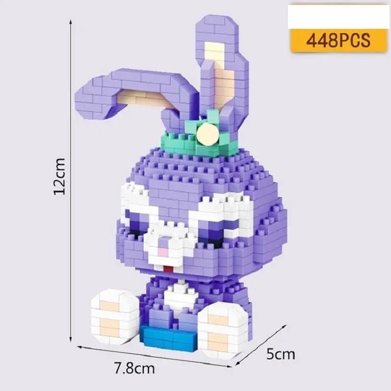 Mô hình lắp ráp lego 3D lắp ráp các nhân vật hoạt hình siêu dễ thương