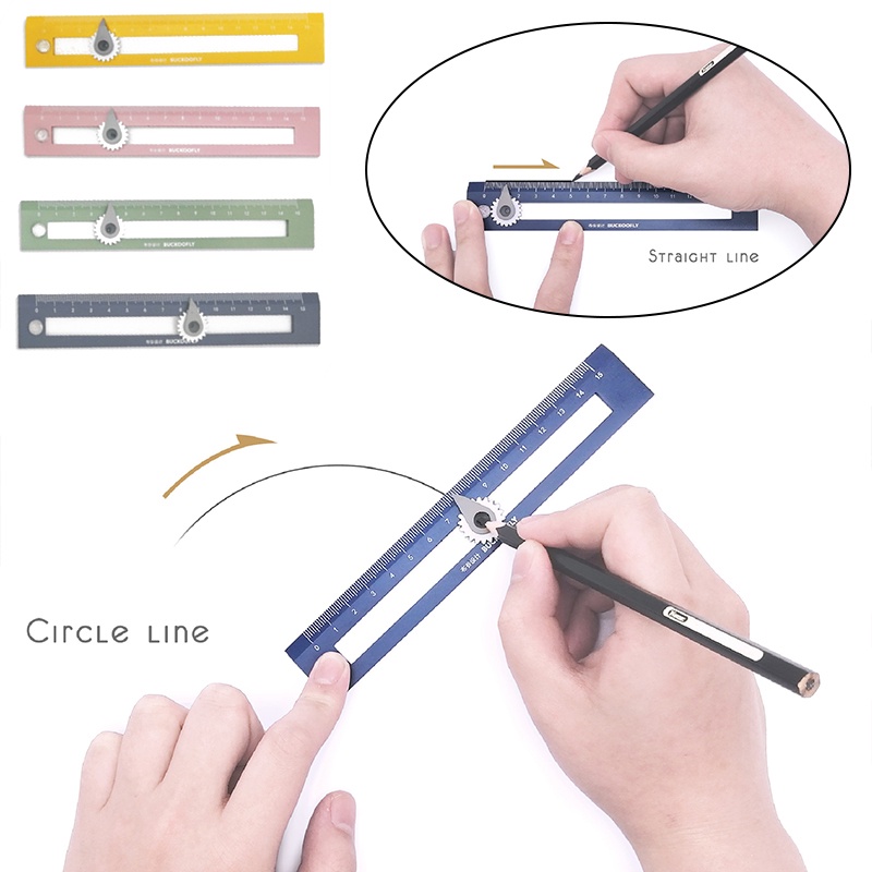 Thước Kẻ Đa Năng 2 Trong 1 Tiện Dụng Chất Lượng Cao