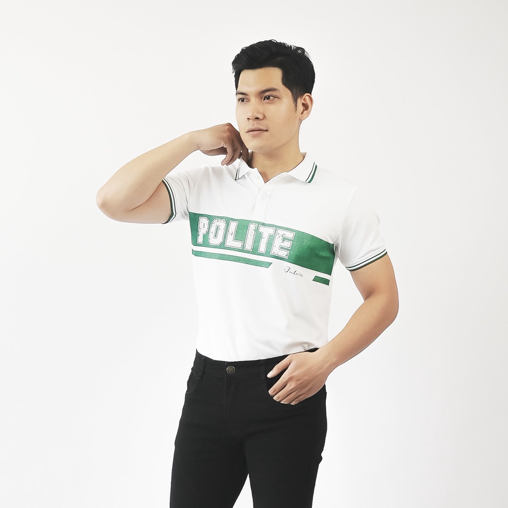 Áo thun nam POLO trơn vải cá sấu cao cấp ngắn tay - POLO POLITE FUTURE