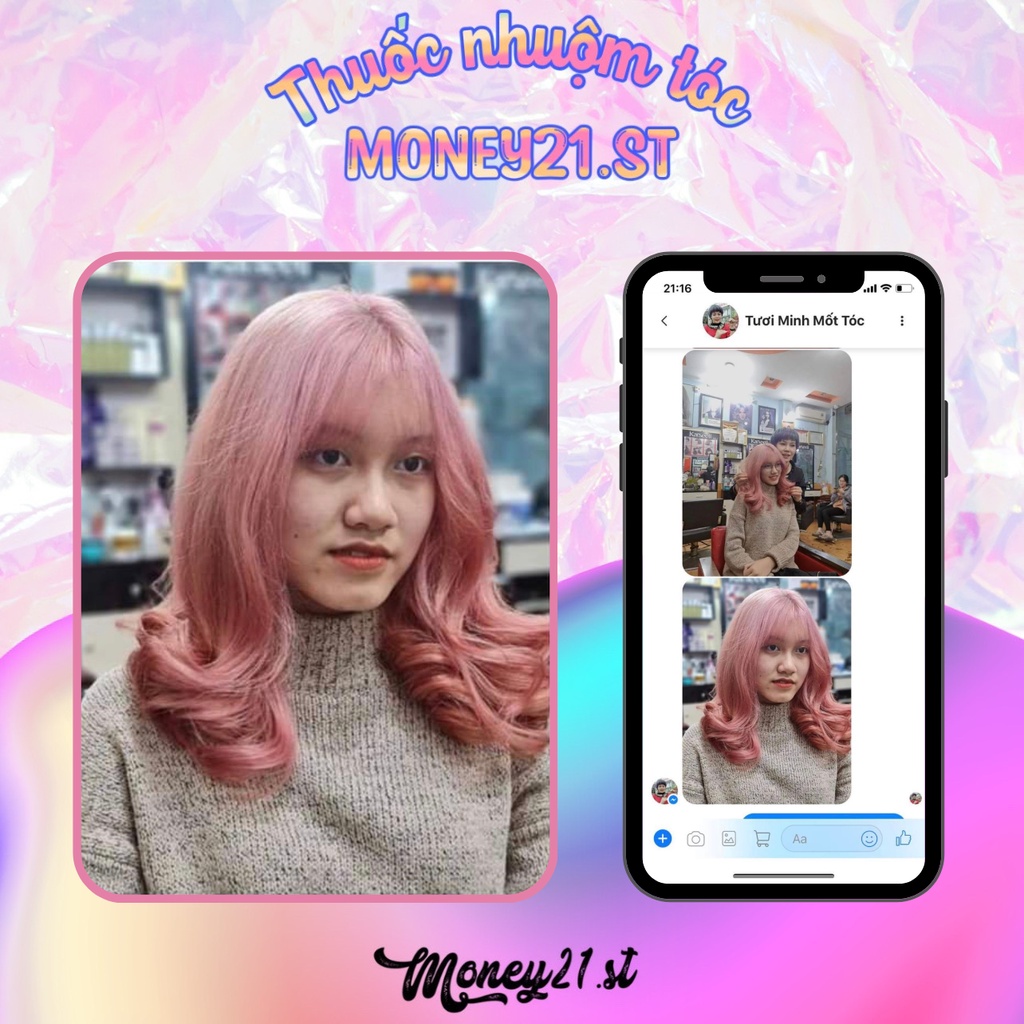 Thuốc nhuộm tóc màu HỒNG Baby Pink - Phải Tẩy Tóc | Thuốc Nhuộm Tóc Money21.st