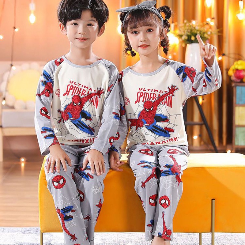 CATIMINI Bộ Đồ Ngủ Tay Dài In Họa Tiết Hoạt Hình Dễ Thương Thời Trang Xuân Thu Cho Bé Trai Và Gái