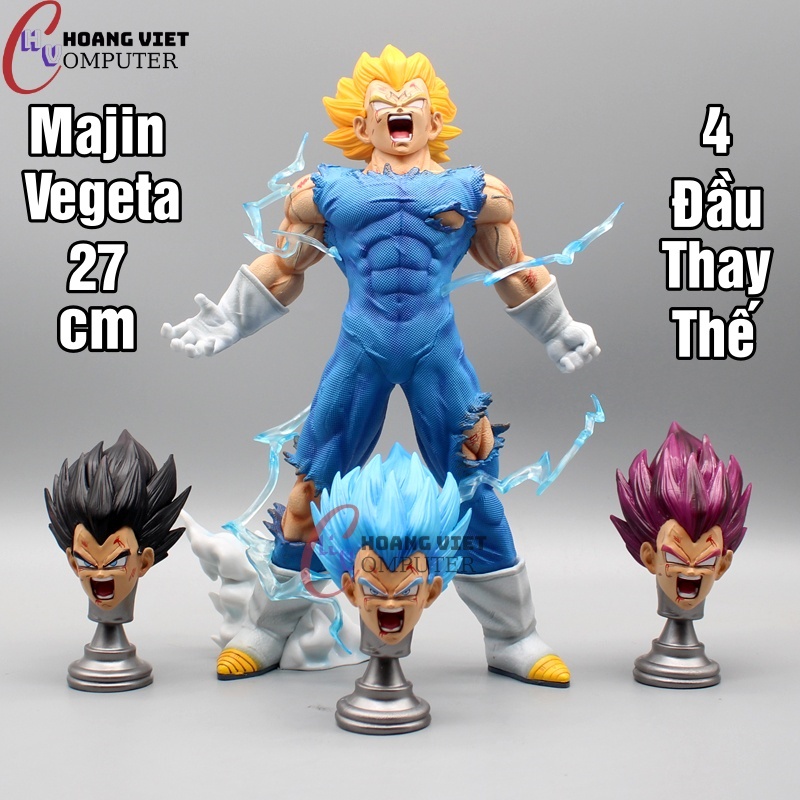 Mô hình Majin Vegeta 27cm verison mới có 4 đầu cực đẹp - Mẫu mới Dragon Ball