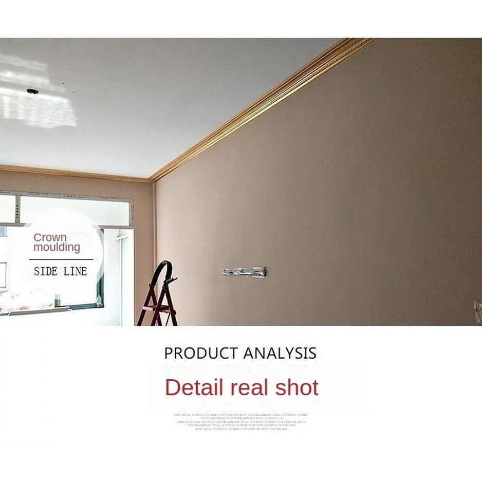 Cuộn Dây Dán Viền Tường / Khung Cửa Sổ / Viền Tường Tự Dính Họa Tiết 3D Trang Trí Nội Thất