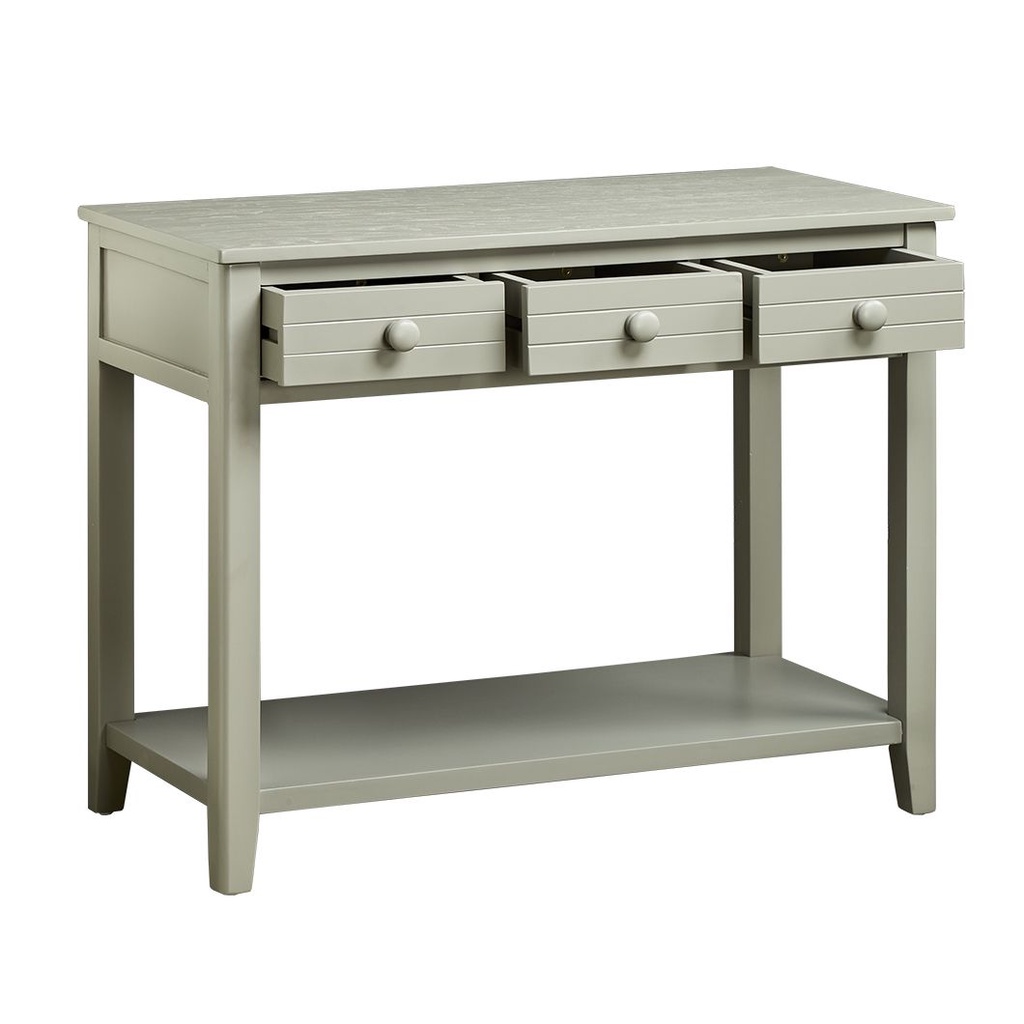 Bàn Trang Trí BAYA KENNY Làm Từ Chất Liệu Gỗ Cao Su MDF, Màu Xám Hiện Đại, Kích Thước D40xW100xH80 2001449
