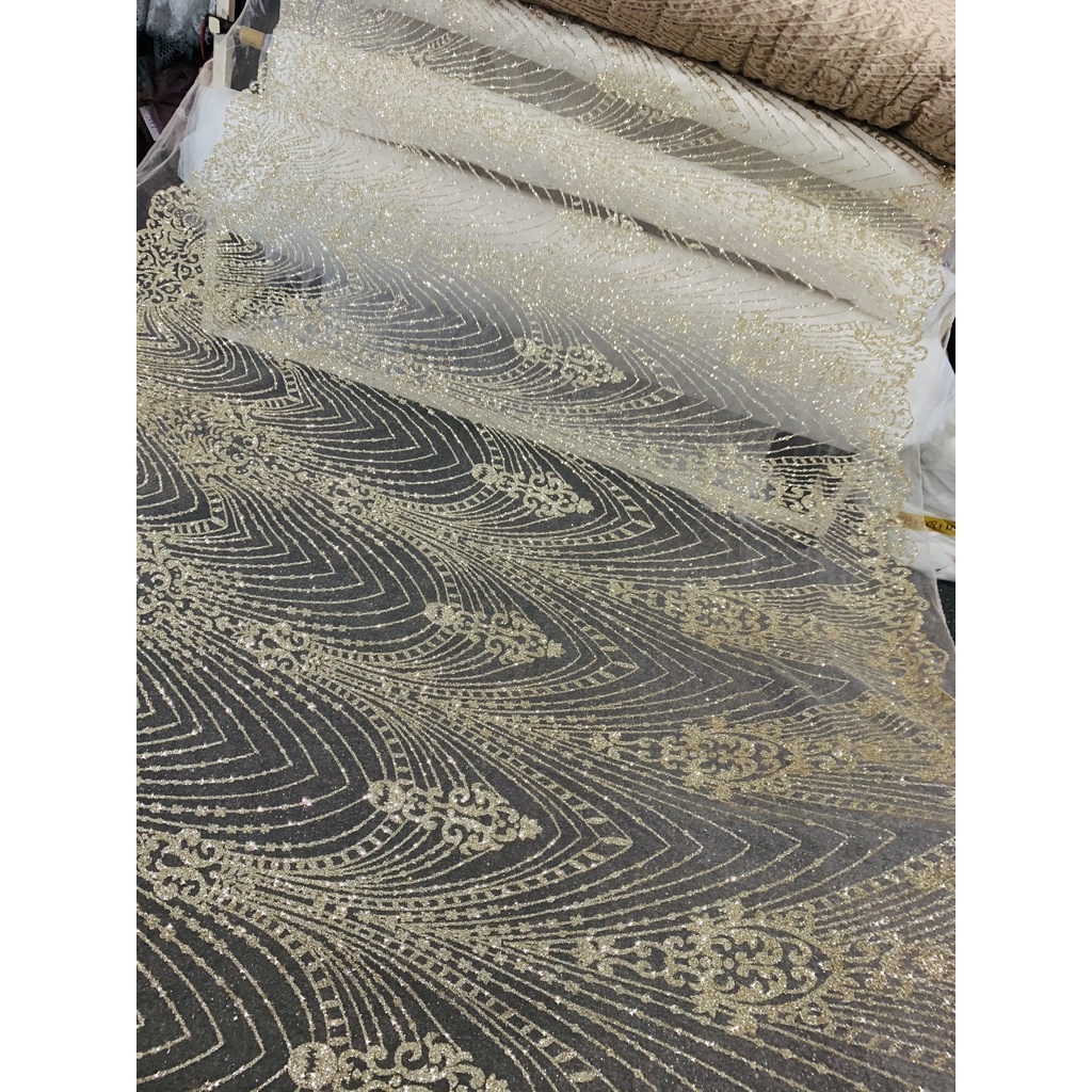 Vải kim tuyến 537