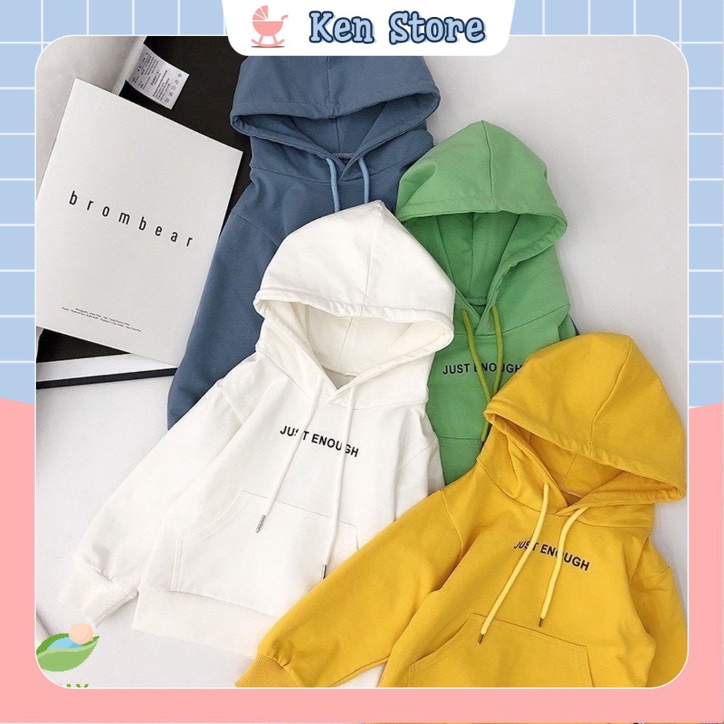 Áo Hoodie Cho Bé Trai Và Bé Gái Chất Nỉ Da Cá Từ 8 Đến 32 kg Ken Store
