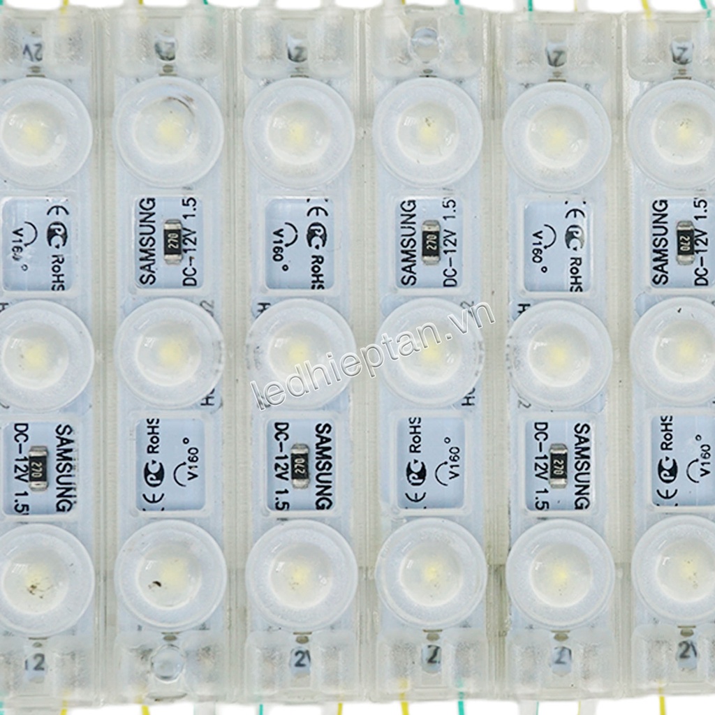 LED Hắc 3 bóng 6012 TRẮNG 1.5 w STW - 1 dây 20 bóng LED 10V