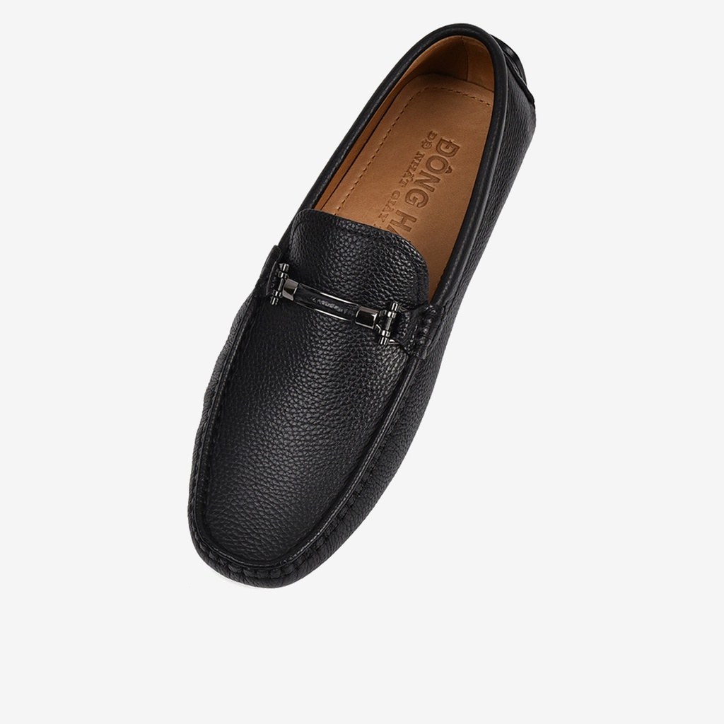 Giày lười nam Đông Hải chất da bò cao cấp với thiết kế slip on thoải mái - G0342