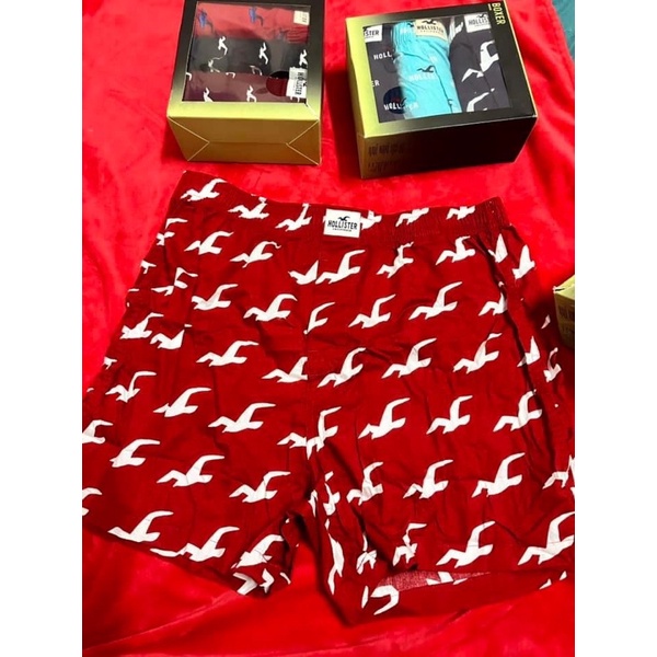 🔥Set quần Boxer Hollister mặc nhà của nam Auth