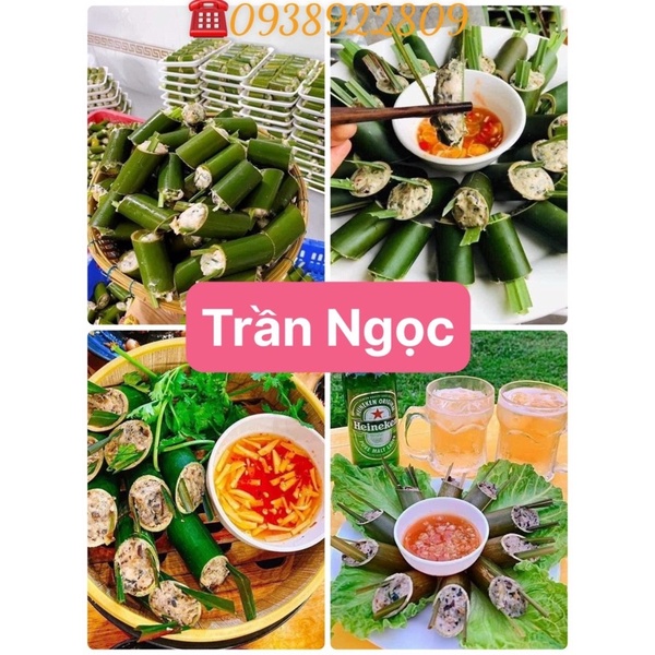 Chả ốc nhồi ống nứa 1khay 20 ống giao hoả tốc HCM