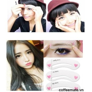 ⚡Khuôn kẻ lông mày Mini Brow Class bộ 3 kiểu