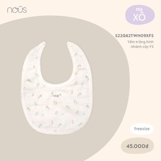 Phụ kiện yếm nous chất liệu nu xô mềm từ 0-6 tháng
