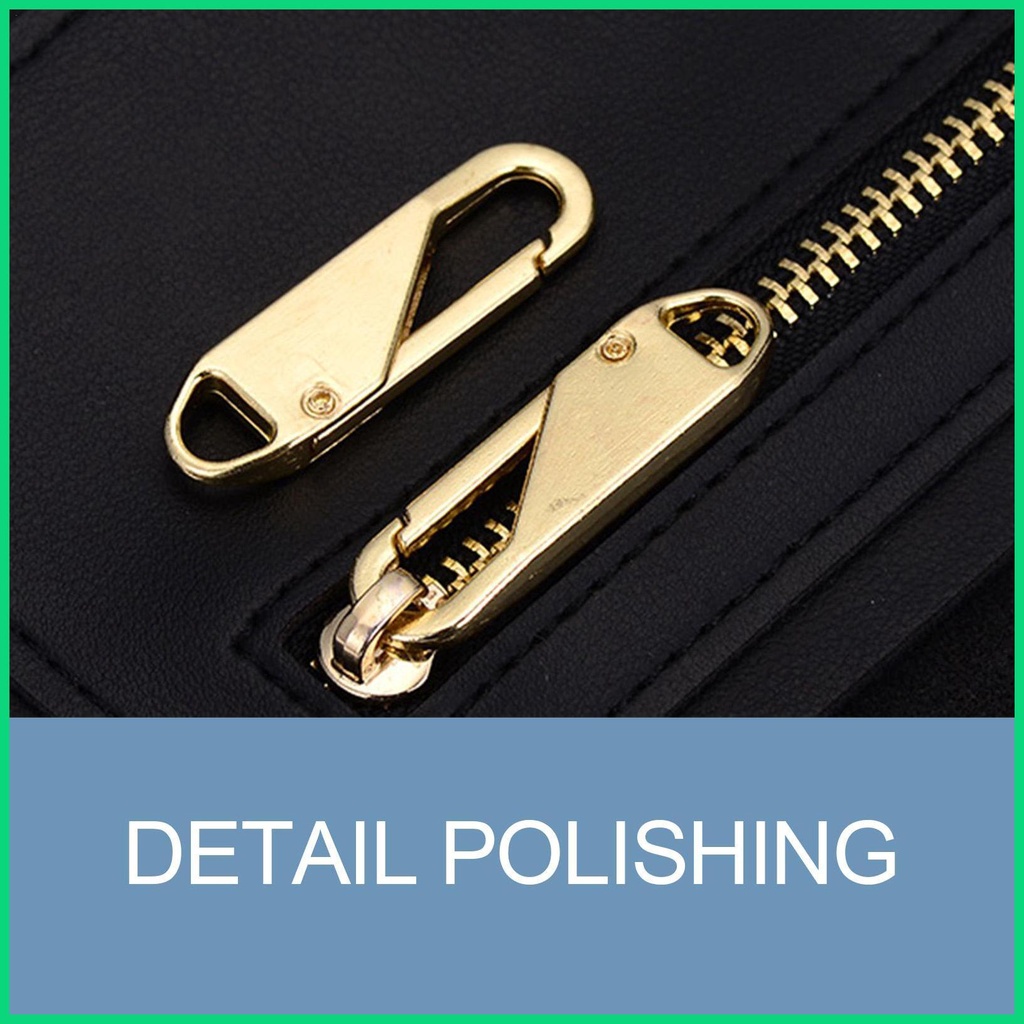 Set 10 Phụ Kiện Khóa Kéo Thay Thế Bằng Kim Loại Thông Dụng Cho Sửa Chữa Dây Kéo