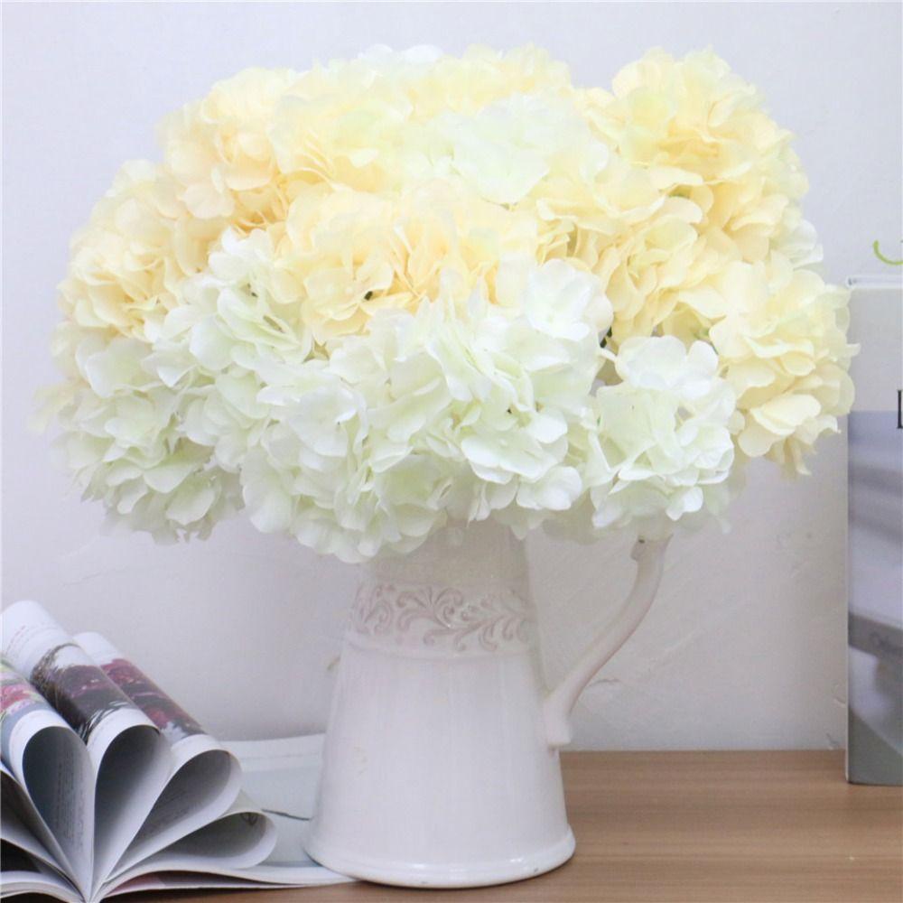 Bó Hoa Cẩm Tú Cầu Lụa Treo Tường Trang Trí Sáng Tạo Cho Tiệc Cưới