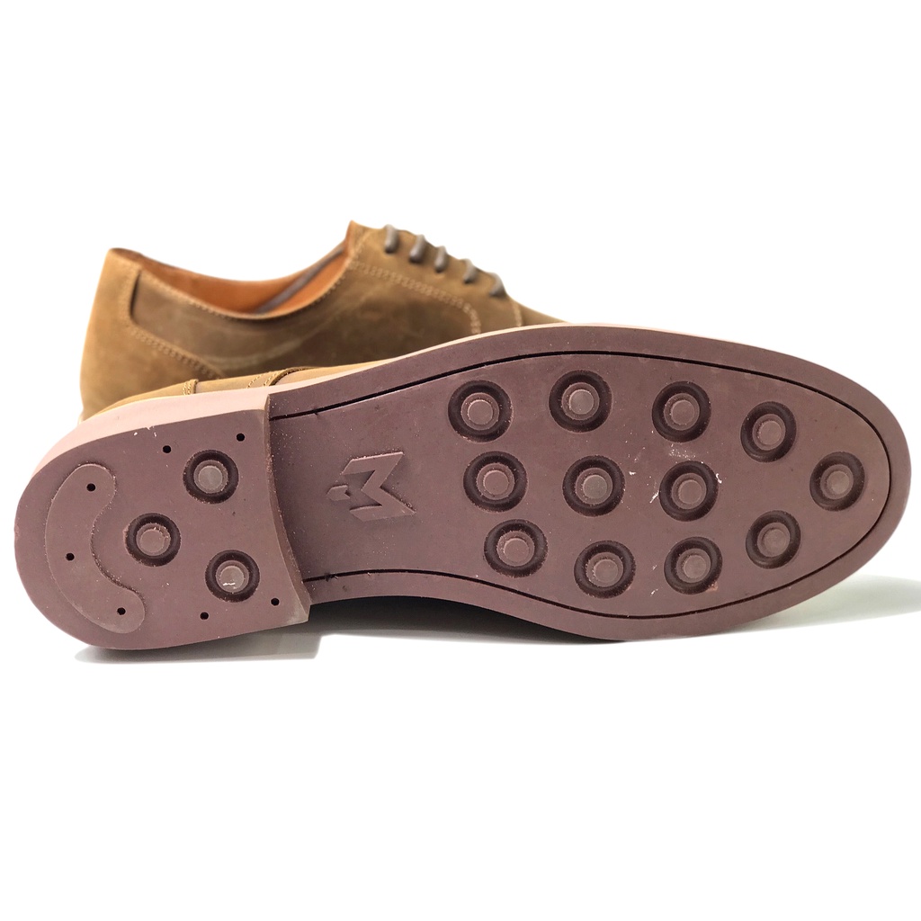 Giày tây nam công sở Derby Captoe MAD Shoes Brown cao cấp thời trang bụi chính hãng giá rẻ tăng chiều cao uy tín chất