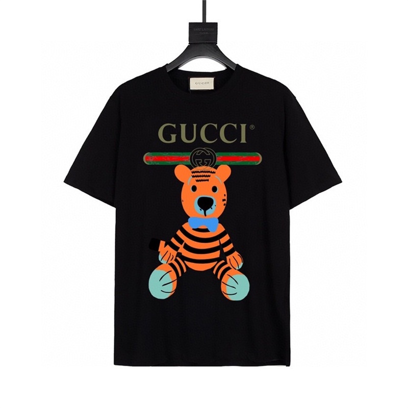 Áo Thun Cotton Tay Ngắn In Hình Hổ Heat SelI G Plus Size Unisex