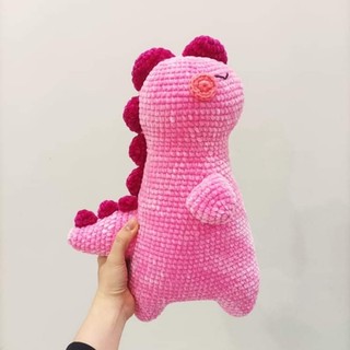 Set len tự móc Diy - khủng long 40cm