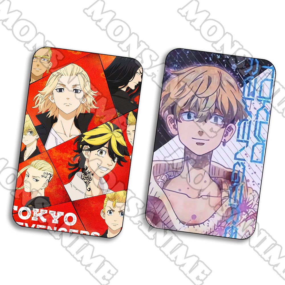 Ảnh thẻ in hình game TOKYO REVENGERS ver Ánh sao tím card bo góc viền 5*8cm anime chibi xinh xắn sưu tầm