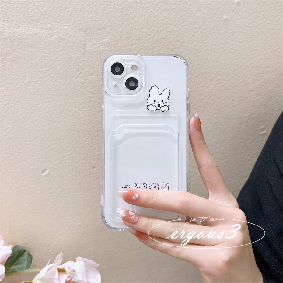 Ốp điện thoại dẻo họa tiết hoạt hình động vật dễ thương cho iPhone 14 13 12 11 Pro Max 12mini Se2020 X Xr Xs Max 7 8 Plus