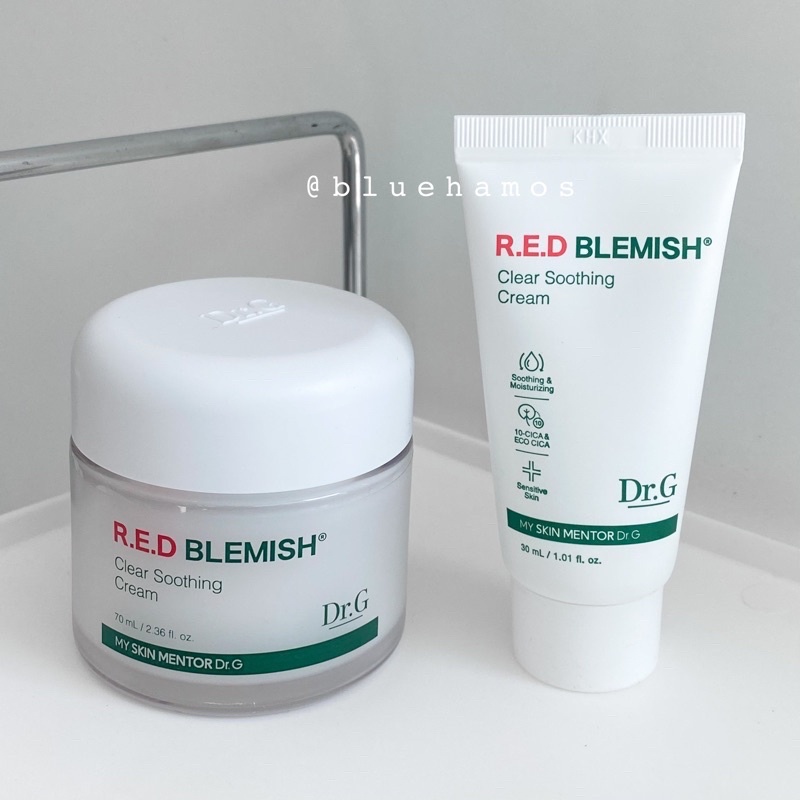 Kem dưỡng cho da dầu mụn DrG Dr.G Red Blemish cica soothing cream 70ml