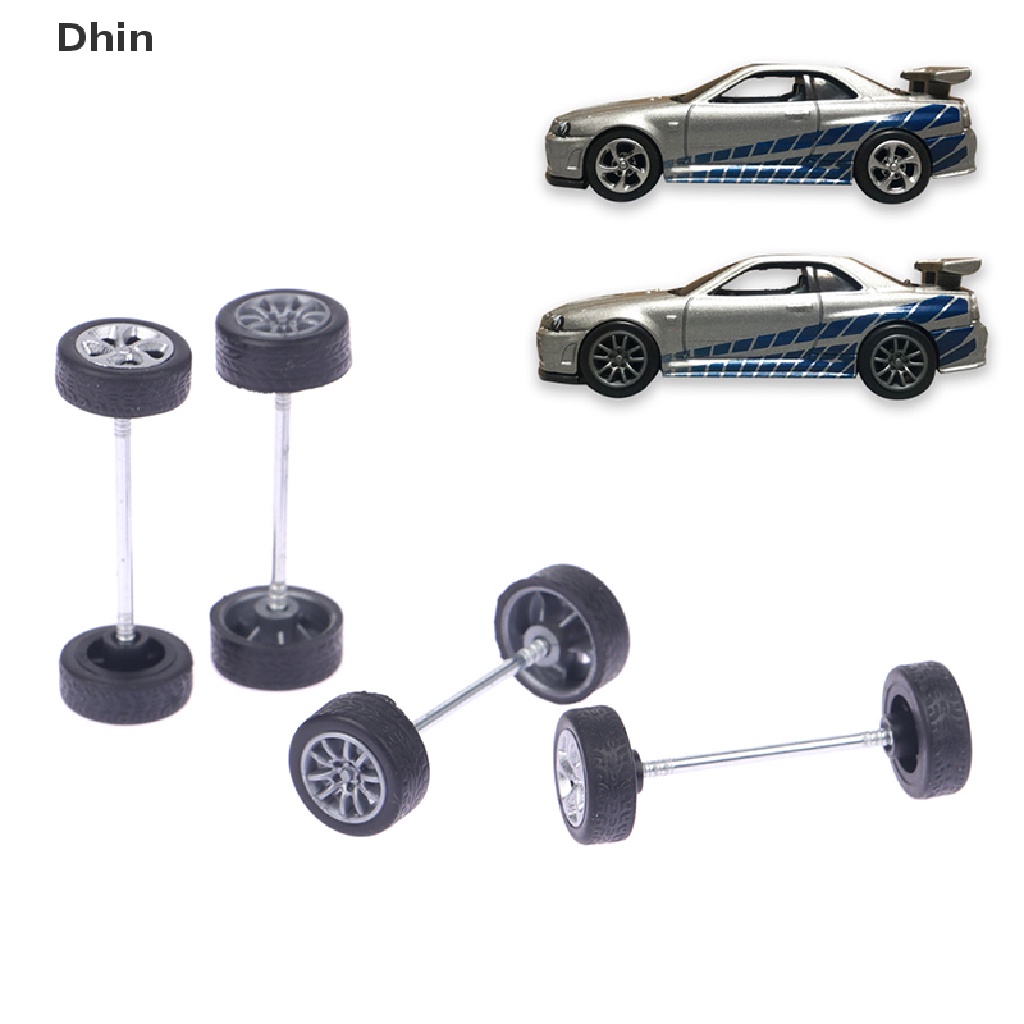 1 Bộ Bánh Xe Cao Su Tỉ Lệ 1: 64 Dành Cho Xe Hơi Đồ Chơi