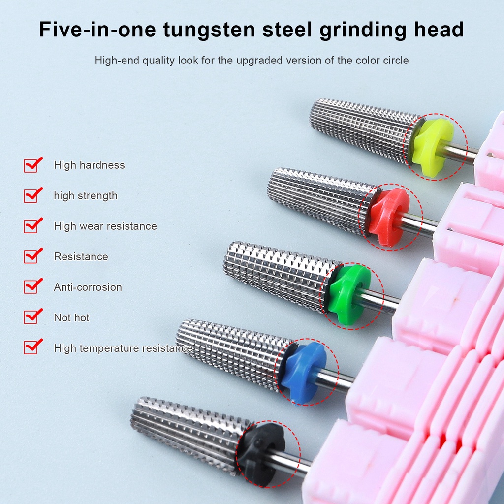 Mũi Khoan Móng Tay MT-Nail Bằng Thép Vonfram Độ Bền Cao Loại Bỏ Da Chết