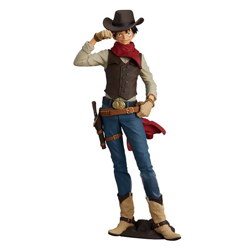 Mô Hình Nhân Vật Monkey.D.Luffy Cowboy Luffy Nami Trong Phim Hoạt Hình One Piece Bằng PVC