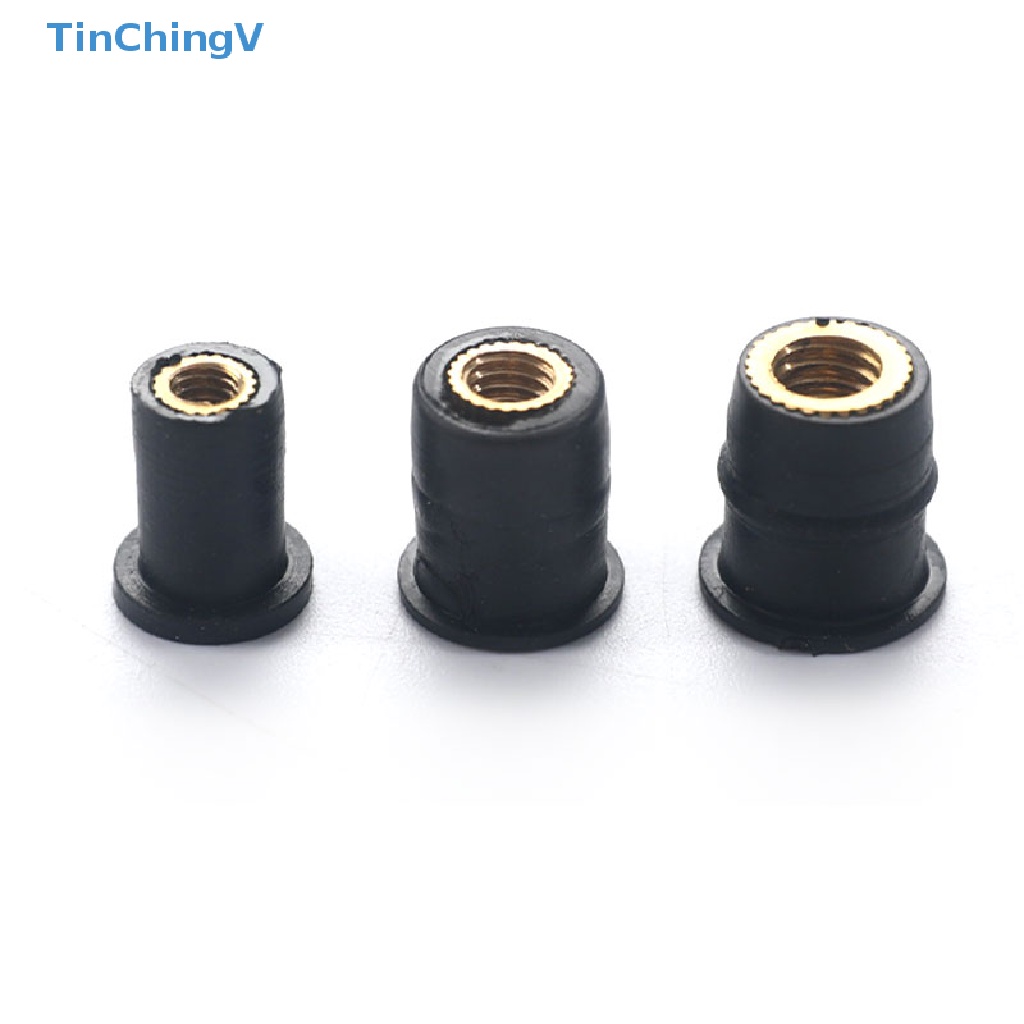 Bộ 10 Ốc Vít Cao Su Chuyên Dụng Cho Xe Mô Tô M4 / M5 / M6