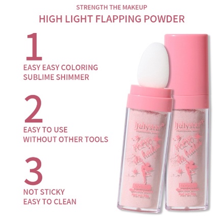 Phấn Bắt Sáng Lấp Lánh Trang Điểm Nổi Bật Sành Điệu Cho Mặt Và Cơ Thể