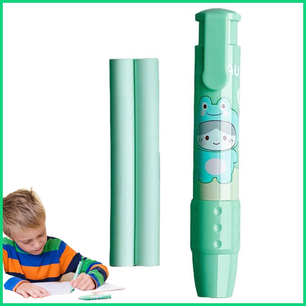 Gôm Tẩy Bút Chì Dạng Nhấn Thu Gọn Được Thiết Kế Dễ Thương Cho Bé