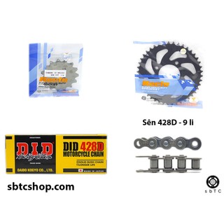 NSD Nhông dĩa Recto sên DID Suzuki En150 chính hãng