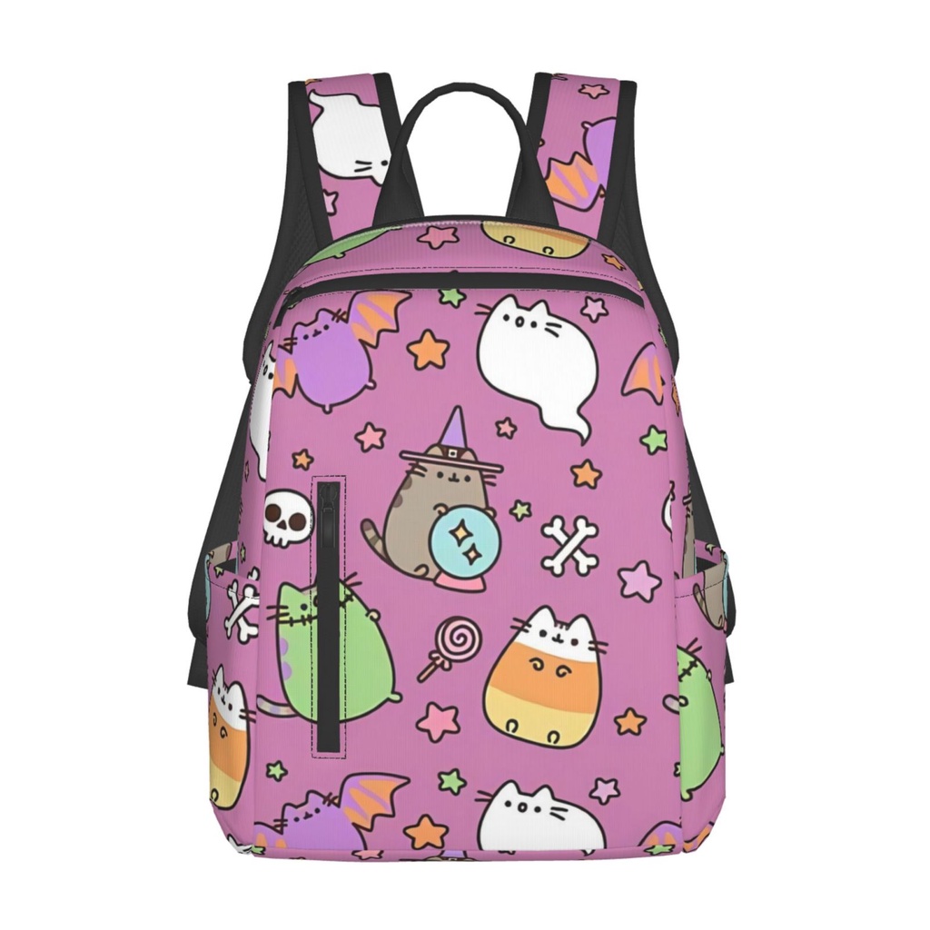 Balo Thể Thao Cỡ Lớn Siêu Nhẹ In Hình Mèo Pusheen