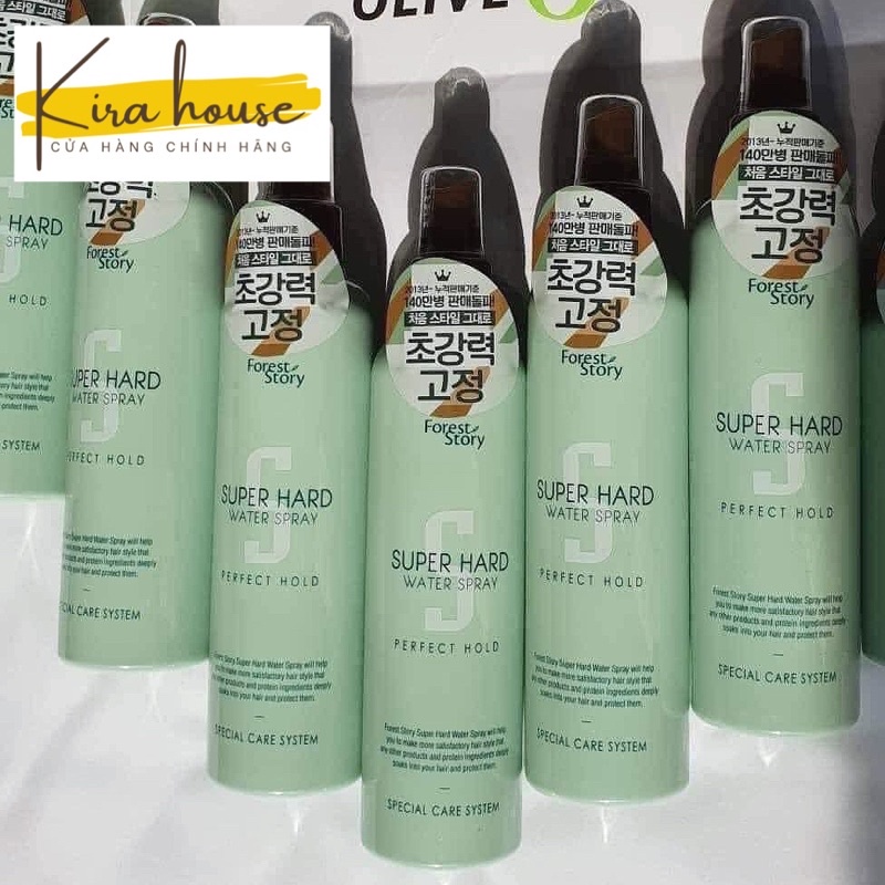 Xịt giữ nếp tóc FOREST STORY SUPER HARD WATER SPRAY