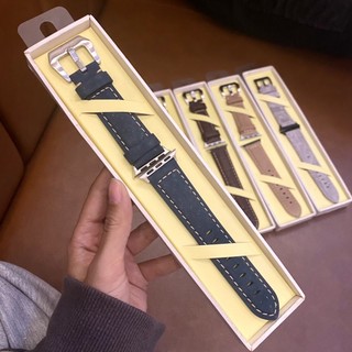Dây đồng hồ apple watch da xịn cao cấp
