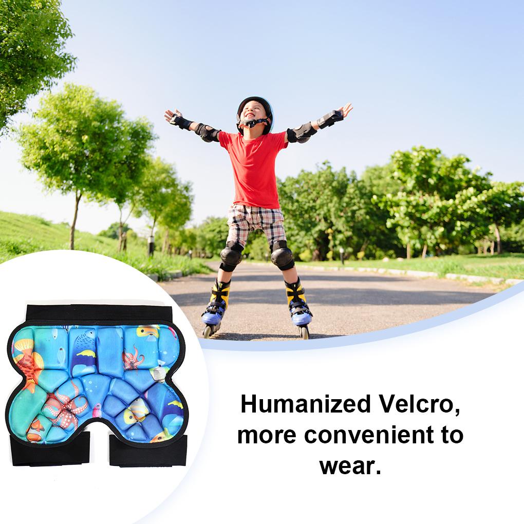 Quần Short Bảo Vệ Mông Chống Va Đập Có Khóa Cài Mạnh Dùng Trượt Tuyết Thể Thao