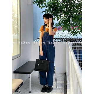 Quần yếm dài xanh [STORY] Q839 (ảnh thật)