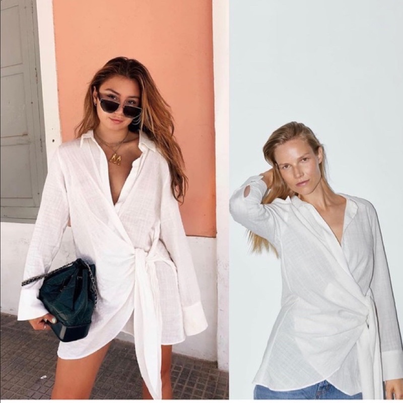 Áo sơ mi linen ZARA