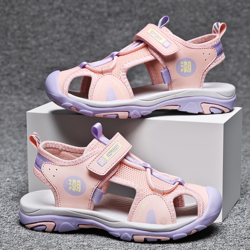 Xăng đan Siêu Nhẹ Thoáng Khí Chống Trượt Thời Trang Đi Biển Cho Bé Trai Và Gái