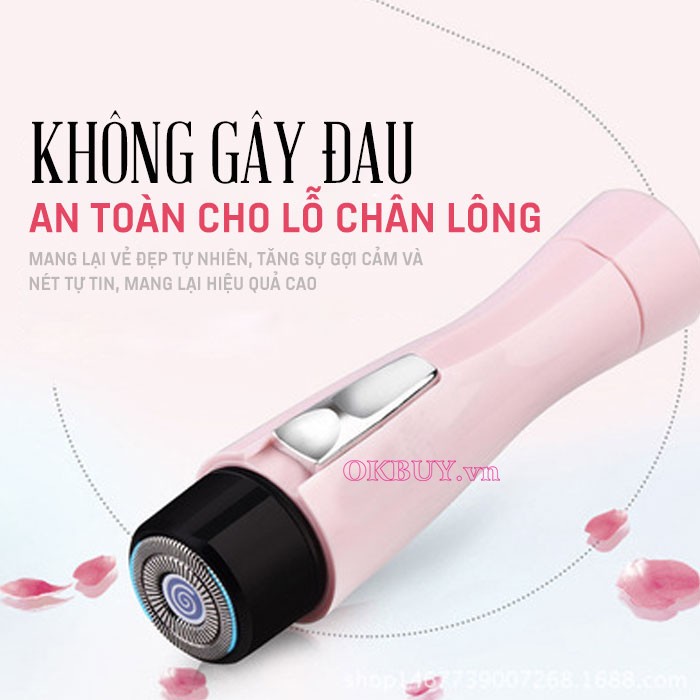 Máy Cạo Lông Mini Cầm Tay - Máy Triệt Lông Toàn Thân Kemei