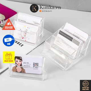 (86) Hộp Đựng Danh Thiếp, Name Card, Card Visit Nhựa Trong Suốt