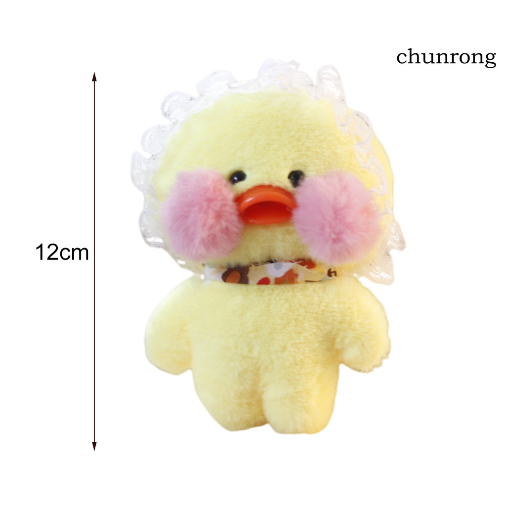 Móc Khóa Hình Vịt Nhồi Bông Mini Dễ Thương