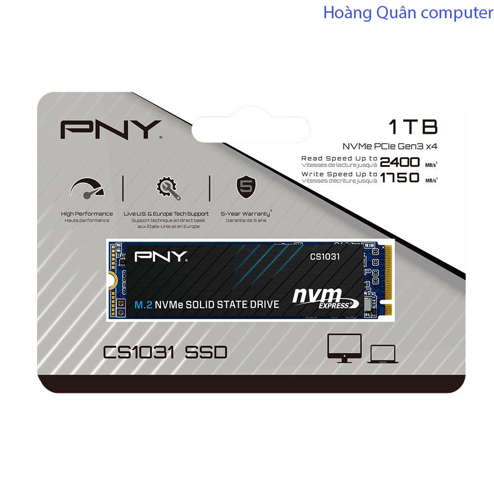 Ổ cứng SSD M2-PCIe 1TB PNY CS1031 NVMe