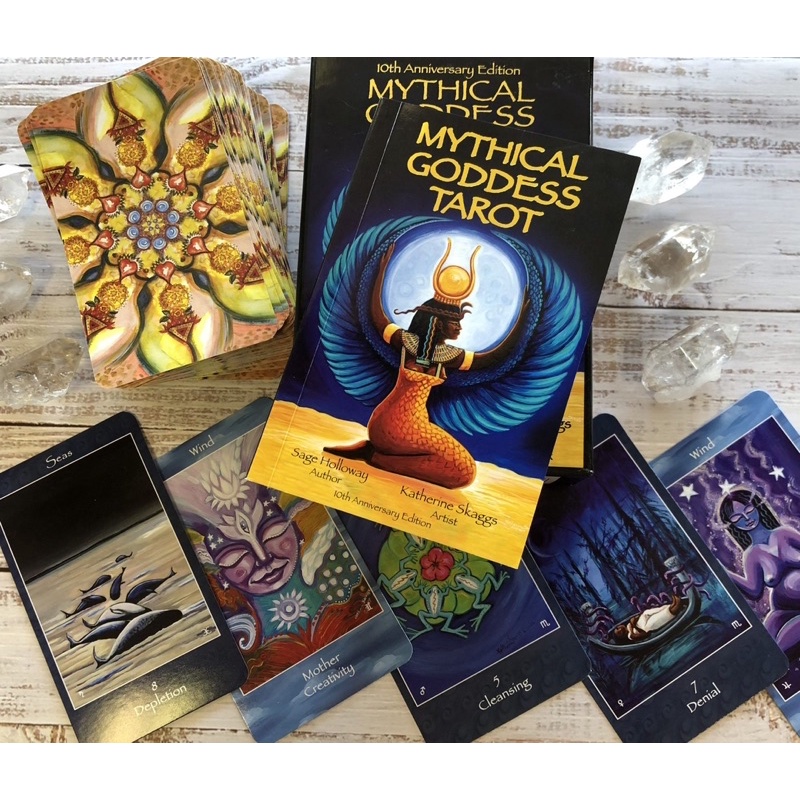 Bộ bài Mythical Goddess Tarot 10th Anniversary Edition by Sage Holloway