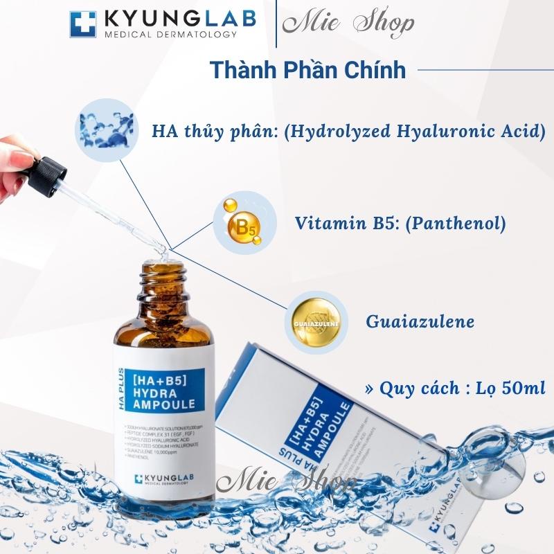 Serum HA Kyung Lab 50ml, Serum phục hồi da Ha B5 cấp ẩm, căng bóng da tức thì, đều màu da, chống lão hóa | BigBuy360 - bigbuy360.vn